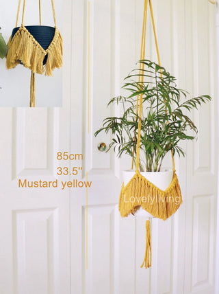 Big Macrame Hanging Planter Hanging Pot Plant Pot Macrame Plant Hangers Air Plant Holder Plant Hanging Decoration ALODIA STORE