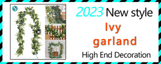 2.4M Silk Artificial Ivy Rattan Leaf Garland Plant Vine Home Wedding Bathroom Decoration Garden Festival Party Decor fake flower ALODIA STORE