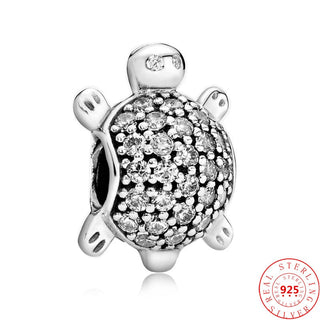 100% 925 Sterling Silver Boy Girls Feather Cat Dog Family Tree Beads Fit Original Pandora Charms Bracelet Women DIY Fine Jewelry ALODIA STORE