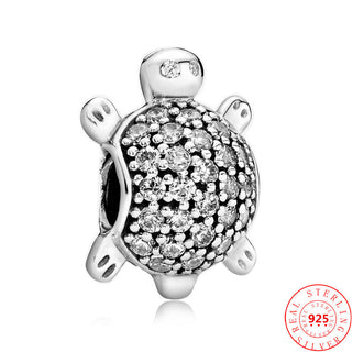 100% 925 Sterling Silver Boy Girls Feather Cat Dog Family Tree Beads Fit Original Pandora Charms Bracelet Women DIY Fine Jewelry ALODIA STORE