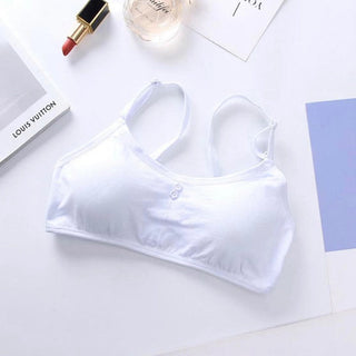 5PcLlot Young Girls Bra Cotton Training Bra Teenagers Lingerie Underwear 8-14Years ALODIA STORE