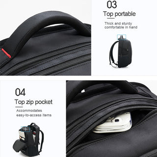 OIWAS Travel Multifunction Backpack Fashion Zipper Open Bag Men's Backpack Laptop High Quality Male Women Business Classic Bags ALODIA STORE