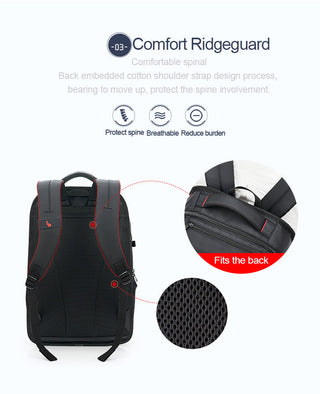 OIWAS Travel Multifunction Backpack Fashion Zipper Open Bag Men's Backpack Laptop High Quality Male Women Business Classic Bags ALODIA STORE