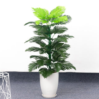 90cm Tropical Palm Tree Large Artificial Plants Fake Monstera Silk Palm Leafs Big Coconut Tree Without Pot For Home Garden Decor ALODIA STORE