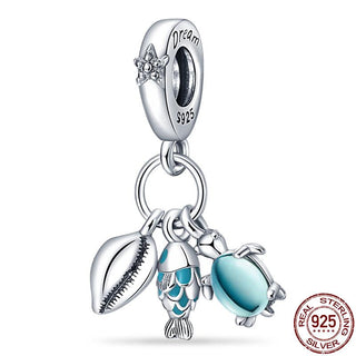 925 Sterling Silver Heart Shaped Charm Bead Fits Original Pandora Bracelet Necklace Women Chameleon Pendant DIY Fine Jewelry Hot ALODIA STORE