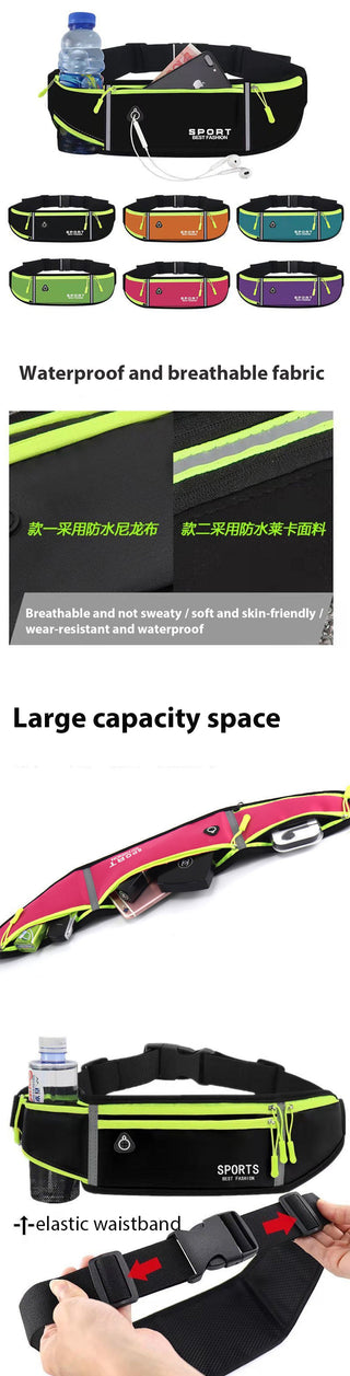 Buylor Sports Waist Pack Men Belt Pouch Women Running Belt Waist waterproof ALODIA STORE