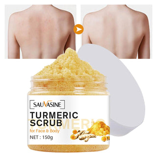 Turmeric Body Scrub Skin Brightening Face Scrub For Dark Spots Body Care Supplies Scrubs Cream For Waist Legs Thighs ALODIA STORE