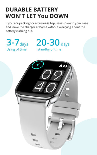 COLMI C60 Smartwatch 1.9 inch Full Screen Bluetooth Calling Heart Rate Sleep Monitor 19 Sport Models Smart Watch For Men Women ALODIA STORE