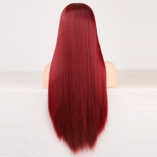Charisma Blonde Wig Synthetic Lace Front Wig for Women Long Silky Straight Hair Natural Hairline Side Part Cosplay Wigs ALODIA STORE
