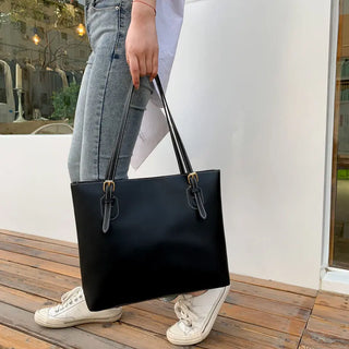 Women's Vintage PU Leather Tote Hobo Shoulder Bag Handbag High Capacity Travel Commute School Work Business Bags for Female E298 ALODIA STORE