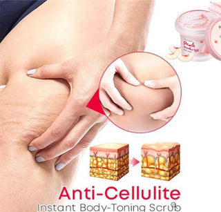 100g Peach Body Scrub Deeply Exfoliates Scrubs For Brightening Skin Gentle Body Scrubs Exfoliator For Deep Skin Moisturizing ALODIA STORE