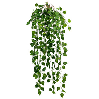 90CM Artificial Green Plant Hanging Ivy Leaf Seaweed Radish Artificial Flower Grapevine Home Garden Wall Fence Party Decoration ALODIA STORE