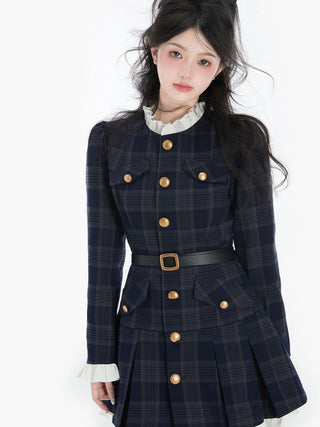 Korean Elegant Party Mini Dress Female Long Sleeve ALODIA STORE