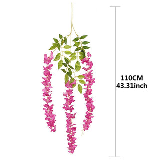 76cm Artificial Green Plants Hanging Ivy Leaves Radish Seaweed Grape Fake Flowers Vine Home Garden Wall Party Decoration ALODIA STORE