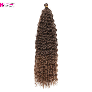 Ariel Curl Deep Wave Braiding Hair Extension Natural Synthetic African Afro Hair Water Twist Crochet Braids Hair Expo City ALODIA STORE
