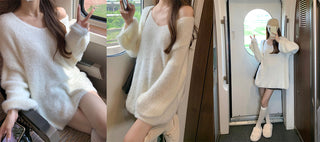 2024 Autumn Sweater Knitted Suits Female Elegant ALODIA STORE