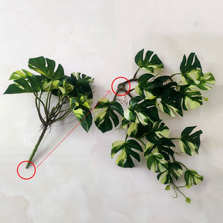 1PC Artificial Plants Green Turtle Leaves Simulation Turtle Back Leaf Tropical Wedding Party Table Living Room Home Garden Decor ALODIA STORE
