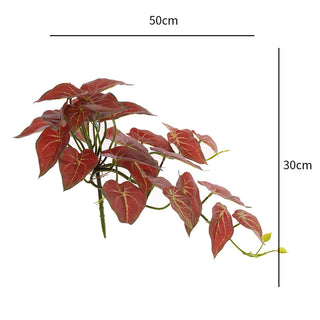 1PC Artificial Plants Green Turtle Leaves Simulation Turtle Back Leaf Tropical Wedding Party Table Living Room Home Garden Decor ALODIA STORE