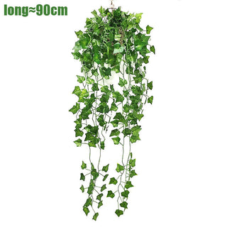 Artificial Plant Persian Fern Leaves Vines Room Home Garden Decoration Accessories Wedding Party Wall Hanging Balcony Decoration ALODIA STORE