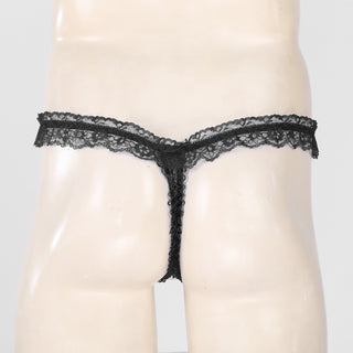 YiZYiF Jockstrap Men G Strings Thongs Sexy Underwear Mens Lingerie O-rings And Beads G-string Bikini String Homme Thong Men Sexy ALODIA STORE