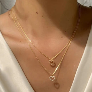 Kpop Vintage Harajuku Goth Metal Heart Neck Chains Choker Grunge Necklaces For Women Egirl Cosplay Aesthetic Accessories Jewelry ALODIA STORE