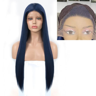 Charisma Blonde Wig Synthetic Lace Front Wig for Women Long Silky Straight Hair Natural Hairline Side Part Cosplay Wigs ALODIA STORE