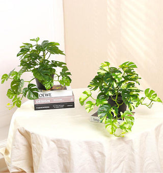 1PC Artificial Plants Green Turtle Leaves Simulation Turtle Back Leaf Tropical Wedding Party Table Living Room Home Garden Decor ALODIA STORE