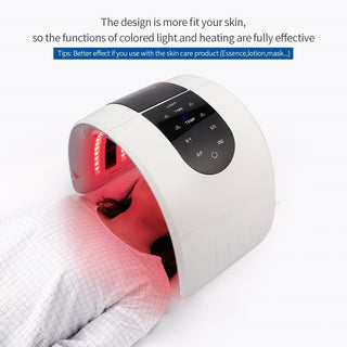 2 IN 1 Foldable 7 Color LED Photon 30-60℃ Heating Threapy Face&Body Mask ALODIA STORE