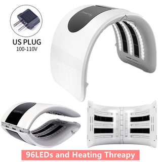 2 IN 1 Foldable 7 Color LED Photon 30-60℃ Heating Threapy Face&Body Mask ALODIA STORE
