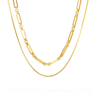 Stainless Steel Geometry Star Moon Butterfly Pendant Multilayer Chain Choker Necklace For Women Wedding Accessories Dropshipping ALODIA STORE