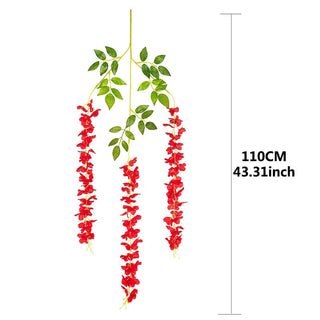 76cm Artificial Green Plants Hanging Ivy Leaves Radish Seaweed Grape Fake Flowers Vine Home Garden Wall Party Decoration ALODIA STORE