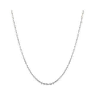 2022 New Popular Silver Colour Sparkling Clavicle Chain Choker Necklace For Women Fine Jewelry Wedding Party Gift ALODIA STORE