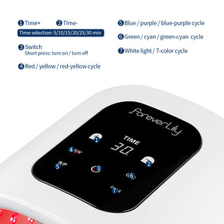2 IN 1 Foldable 7 Color LED Photon 30-60℃ Heating Threapy Face&Body Mask ALODIA STORE