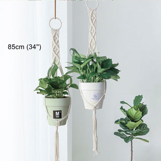 Big Macrame Hanging Planter Hanging Pot Plant Pot Macrame Plant Hangers Air Plant Holder Plant Hanging Decoration ALODIA STORE