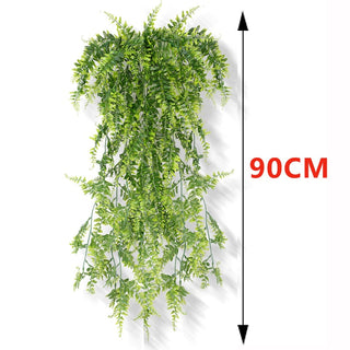 50-105CM Artificial Hanging Flower Plant Fake Vine Willow Rattan Flower Artificial Hanging Plant For Home Garden Wall Decoration ALODIA STORE