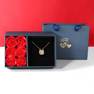 Luxury Four Leaf Clover Pendant Necklace ALODIA STORE