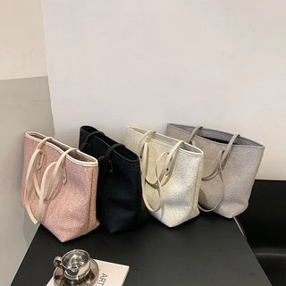 Alta qualidade bolsas de lona feminina grande capacidade das senhoras saco de ombro designer feminino viagem tote sacos saco do ALODIA STORE