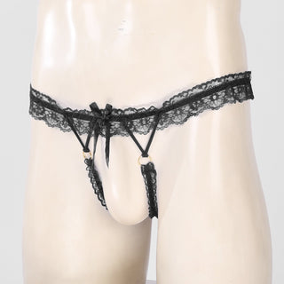 YiZYiF Jockstrap Men G Strings Thongs Sexy Underwear Mens Lingerie O-rings And Beads G-string Bikini String Homme Thong Men Sexy ALODIA STORE