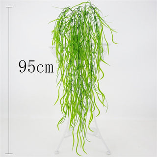 50-105CM Artificial Hanging Flower Plant Fake Vine Willow Rattan Flower Artificial Hanging Plant For Home Garden Wall Decoration ALODIA STORE