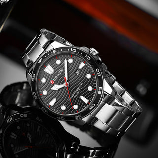 2022 New CURREN Luxury Brand Men Sport Watches Men Quartz Watch Stainless Steel Men Fashion Casual Wrist Watch Relogio Masculino ALODIA STORE