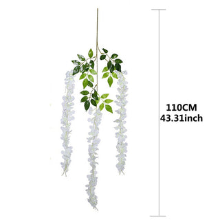 76cm Artificial Green Plants Hanging Ivy Leaves Radish Seaweed Grape Fake Flowers Vine Home Garden Wall Party Decoration ALODIA STORE