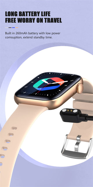 For Xiaomi Huawei Samsung 1.81 inch Bluetooth Call Smartwatch Men Support 120 Sport  2022 New Women Rotary keys Smart Watch +Box ALODIA STORE