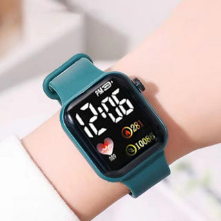 Electronic Wrist Watch  LED Digital Smart sport watch Luminous Square Dial Kids wristwatch for Children Birthday Gift Alodia Store