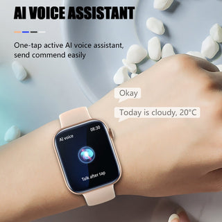 For Xiaomi Huawei Samsung 1.81 inch Bluetooth Call Smartwatch Men Support 120 Sport  2022 New Women Rotary keys Smart Watch +Box ALODIA STORE