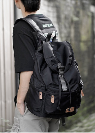 Backpack Unisex Vintage Casual Rucksack 17inch Laptop Backpack W/ USB Charging Port Schoolbag Student Mochia ALODIA STORE
