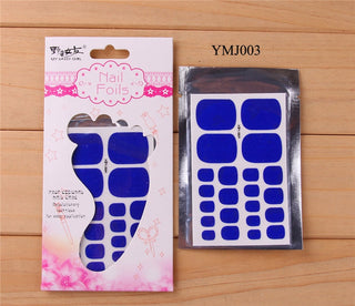 22tips Solid color Toenail Sticker ALODIA STORE