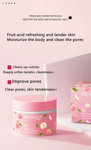 140g Facial Exfoliating Body Scrub Whitening Moisturizing Peeling Cream Gel Face Scrub Clean Pores Tender and Moist ALODIA STORE