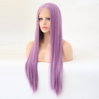 Charisma Blonde Wig Synthetic Lace Front Wig for Women Long Silky Straight Hair Natural Hairline Side Part Cosplay Wigs ALODIA STORE