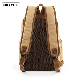 Backpack Unisex Vintage Casual Rucksack 17inch Laptop Backpack W/ USB Charging Port Schoolbag Student Mochia ALODIA STORE