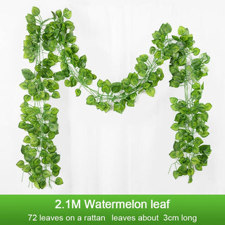 2.1M Artificial Plant Green Ivy Leaf ALODIA STORE